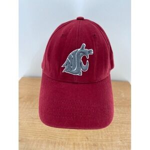 Washington State Cougars Hat Twin Enterprises Men's Adjustable Crimson Gray